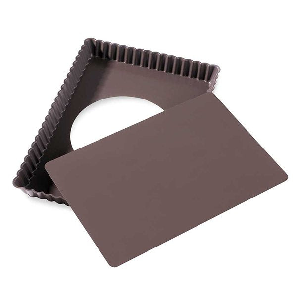 Lot Moule à Tarte Amovible rectangle 30 cm + Billes en céramique 600 g Mathon - Mathon - 2