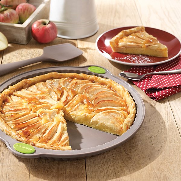 Lot Rigiflex Moule à tarte cannelée silicone structure acier + Billes en céramique Mathon - Mathon - 3