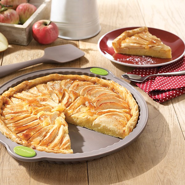 Lot 4 moules à cake, tarte, manqué et four Rigiflex silicone et acier Mathon - Mathon - 4