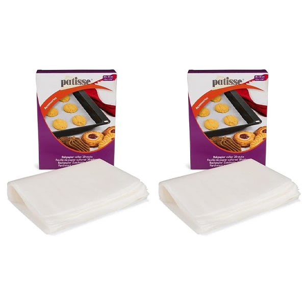 Lot de 40 feuilles de papier sulfurisé 38 cm Patisse - Mathon