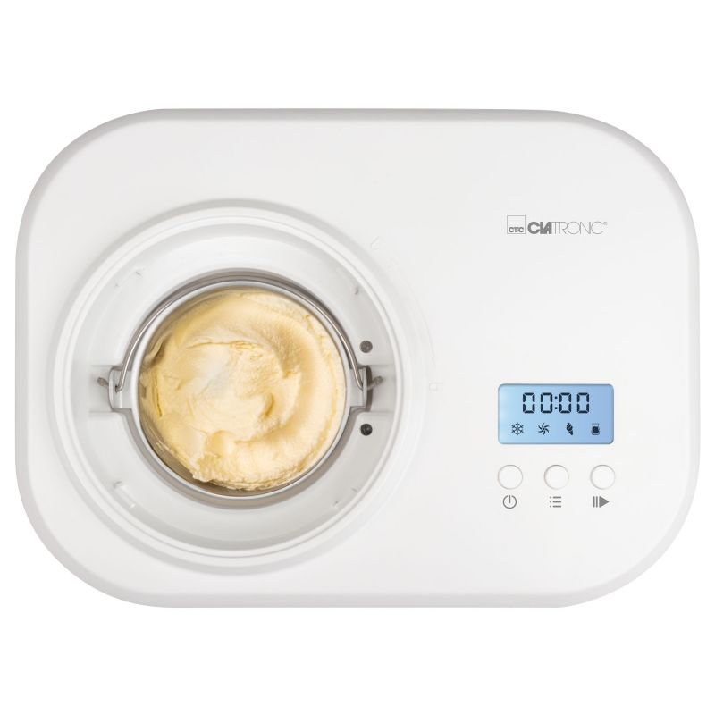 Machine à glace/Sorbetière 1L Blanc Clatronic ICM3799-Blanc Clatronic - Mathon - 3