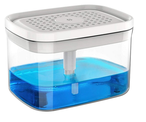 Distributeur de Savon Premium et Porte-éponge 2 en 1 blanc Vendos85 - Mathon