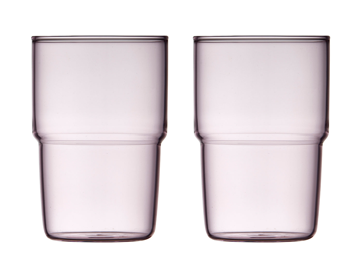 Set de 2 verres TORINO Rose Lyngby Glas - Mathon - 1