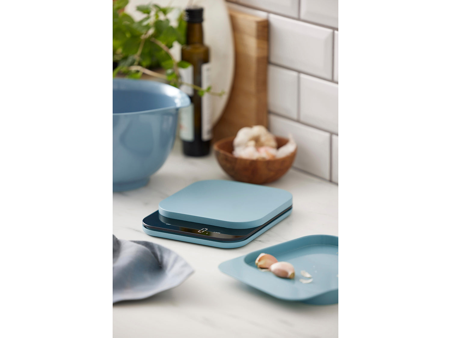 Balance de cuisine MENSURA en ABS Bleu pastel Rosti - Mathon - 9