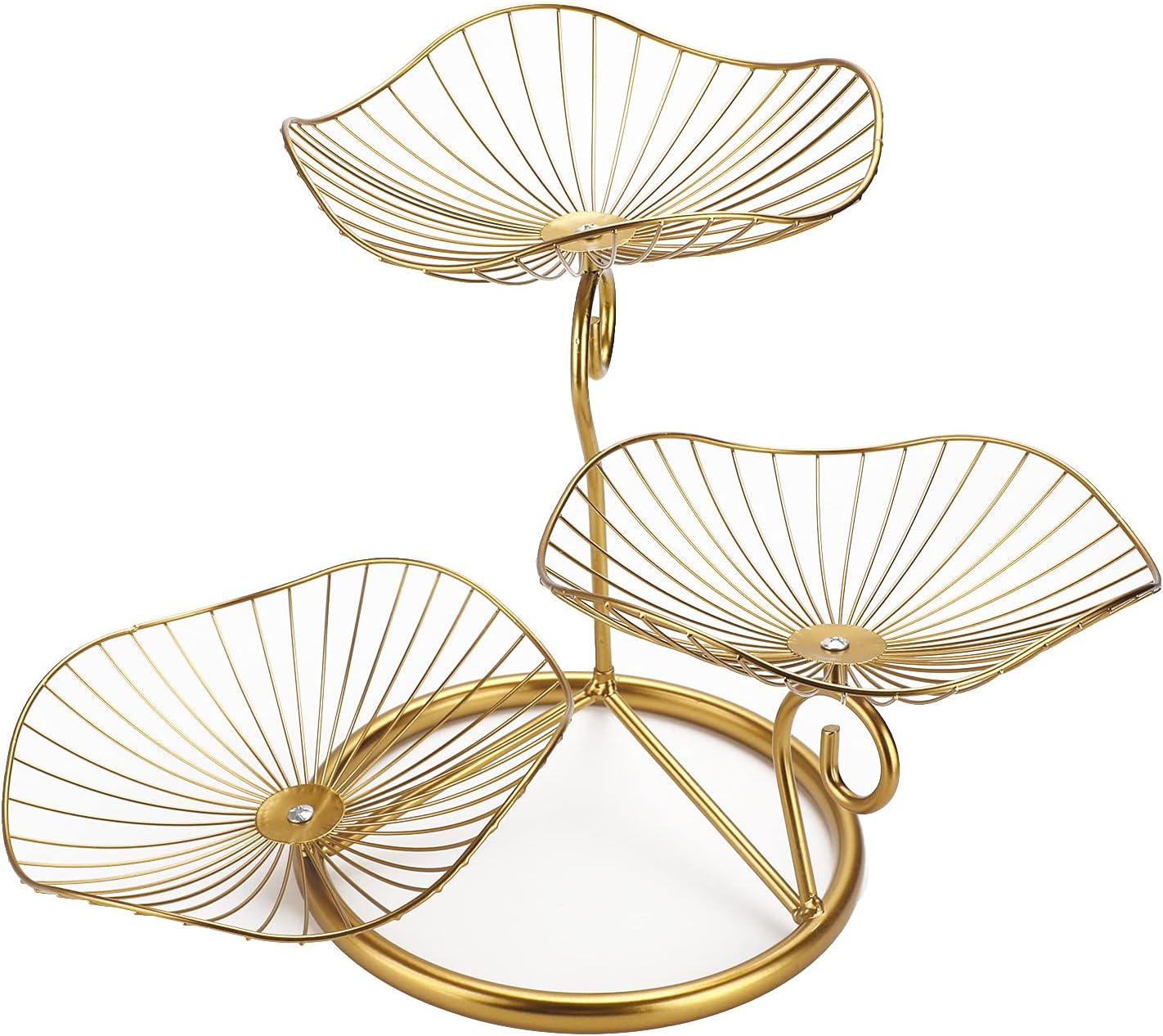 Corbeille à fruits métallique à 3 niveaux Vendos85 - Mathon