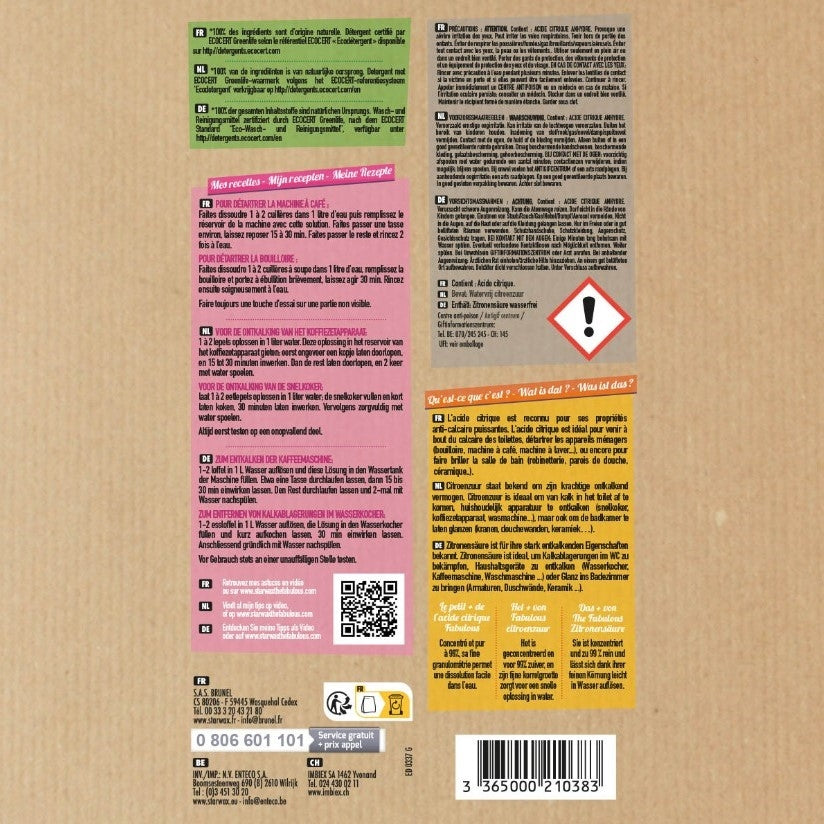 Acide citrique sachet 1kg Starwax - Mathon - 3