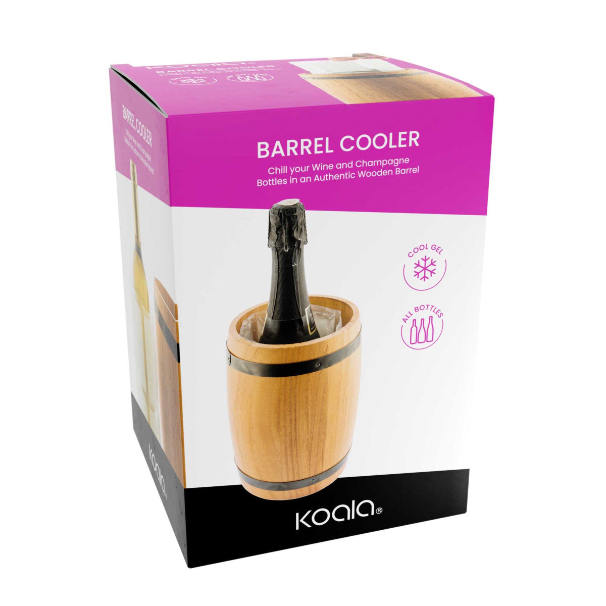 Barrel - Rafraichisseur Tonneau de bois Koala - Mathon - 4