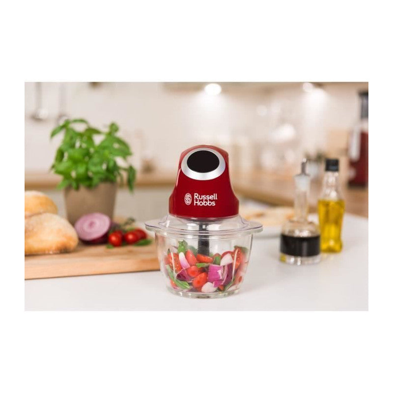 24660-56 Hachoir Electrique Desire Bol Preparation 1l, Lames Acier Inoxydable Amovibles, Ultra Resistant, Compatib Russell Hobbs - Mathon - 5