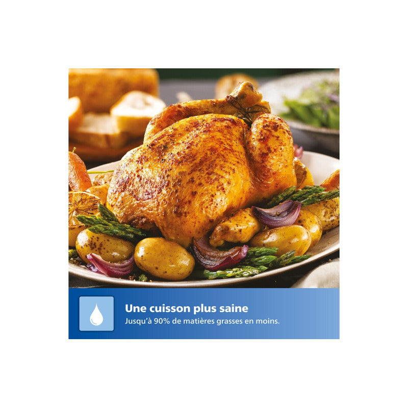 Friteuse Sans Huile   Na332 00 Serie 3000 6,2l Noir Philips - Mathon - 5