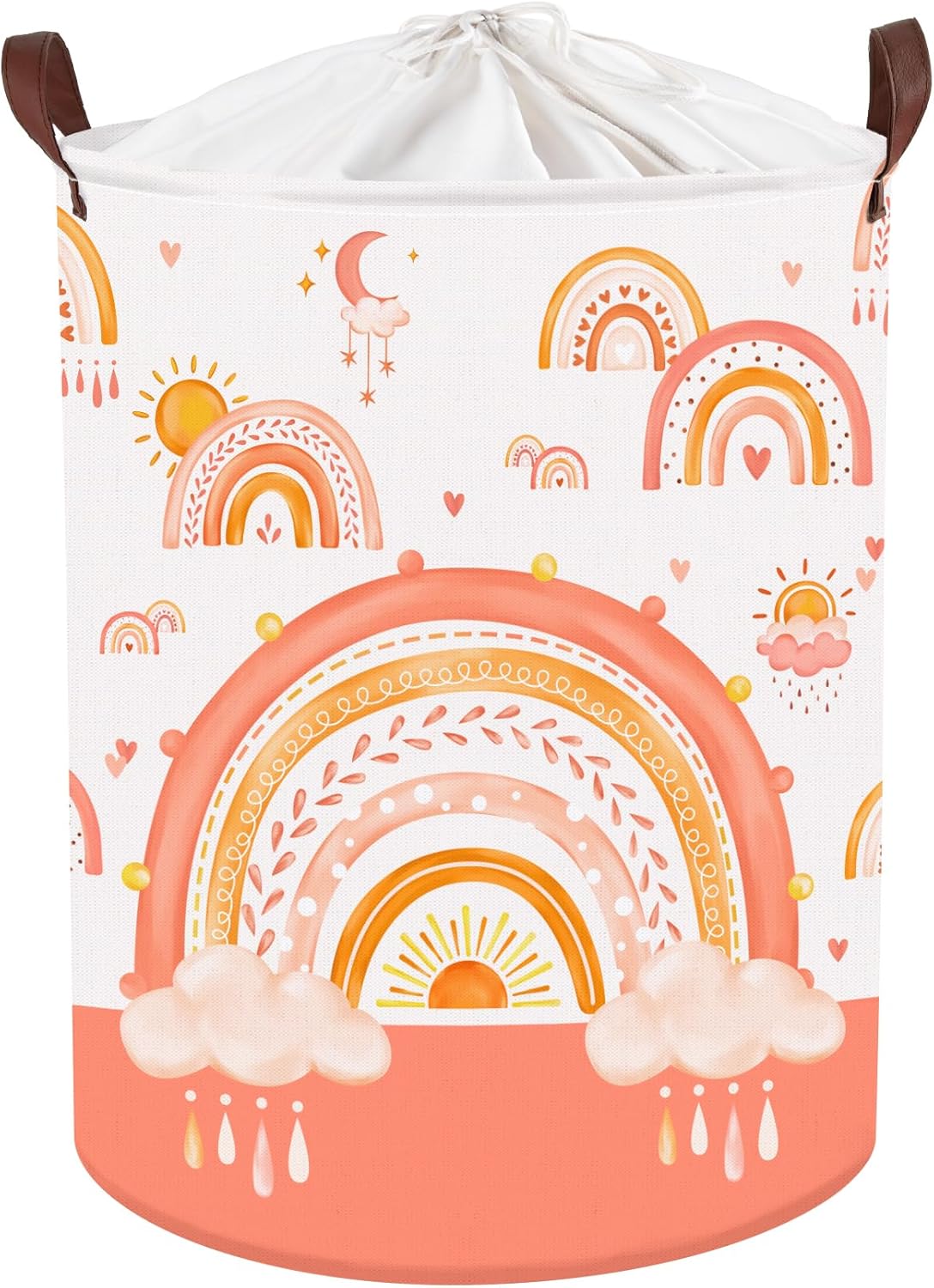 Corbeille à linge Arc-en-ciel Boho 45 L pliable Vendos85 - Mathon