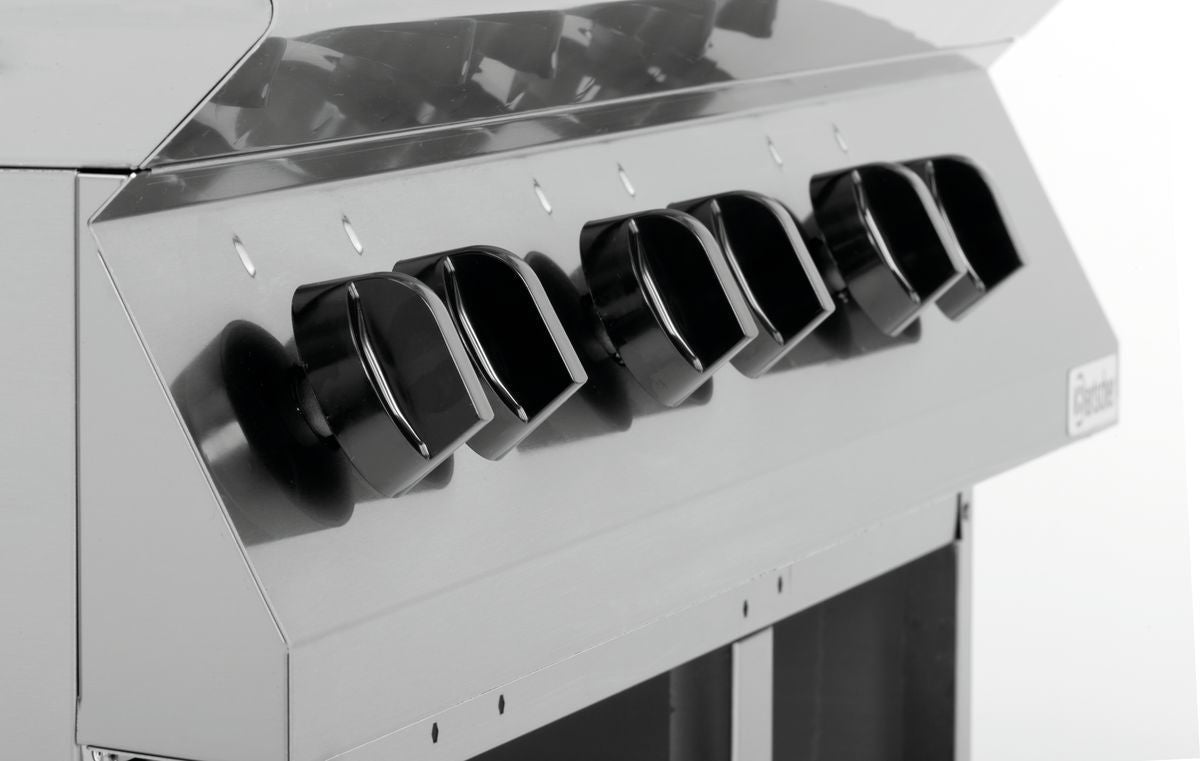 Piano de cuisson 6 brûleurs 28,5 kW - L1200xP700xH910-955 - soubassement ouvert - Bartscher - Mathon - 2