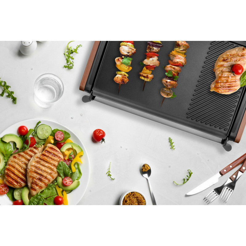 Plancha grill bois foncé 2000 W 229011 Lagrange - Mathon - 5