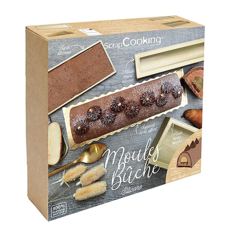 Coffret bûches 3 moules Scrapcooking - Mathon - 1