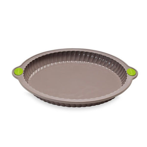 Rigiflex Moule à tarte cannelée en silicone structure acier 26 cm Mathon - Mathon - 2