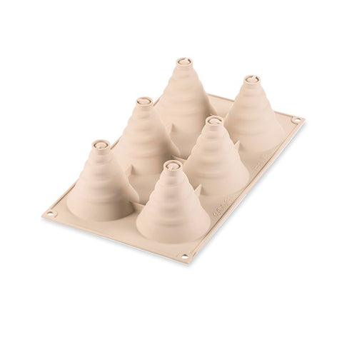 Moule 3D sapin Soffice Incanto silicone platinium Silikomart - Mathon - 2