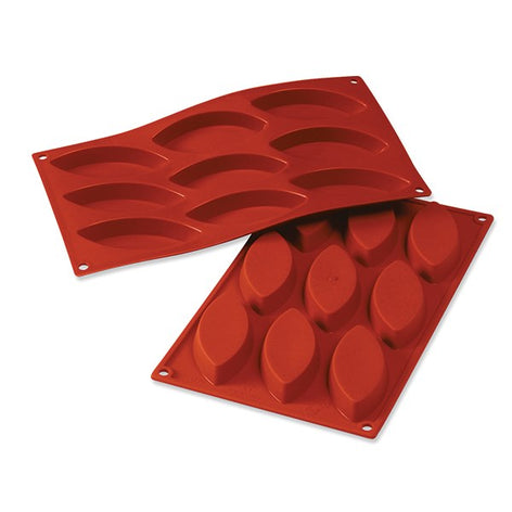 Moule 9 barquettes ou calissons silicone Silikomart - Mathon - 1