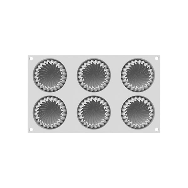 Moule en silicone pour 6 portions Mini Wave Silikomart - Mathon - 3