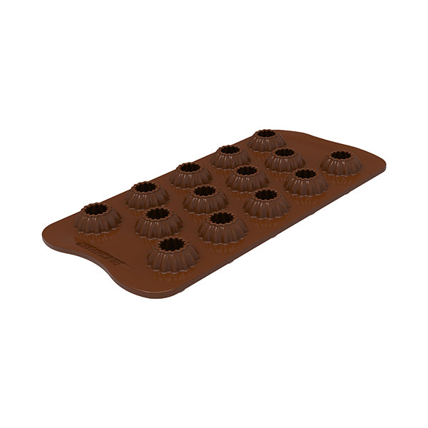 Lot de 2 moules à chocolat en silicone Lot de 2 moules à chocolat en silicone