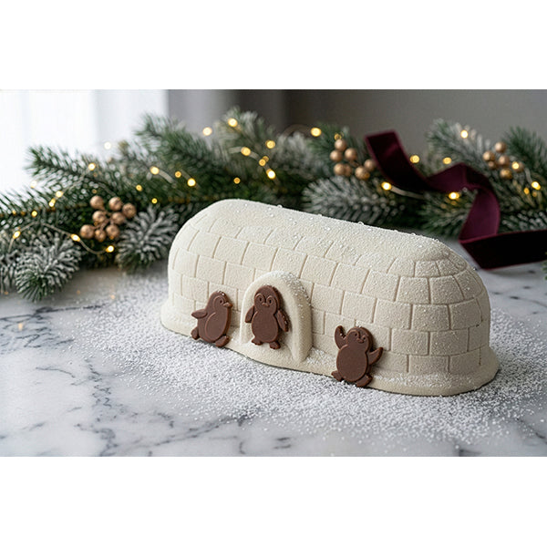Moule à bûche Igloo en silicone 1,175 L Silikomart - Mathon - 2