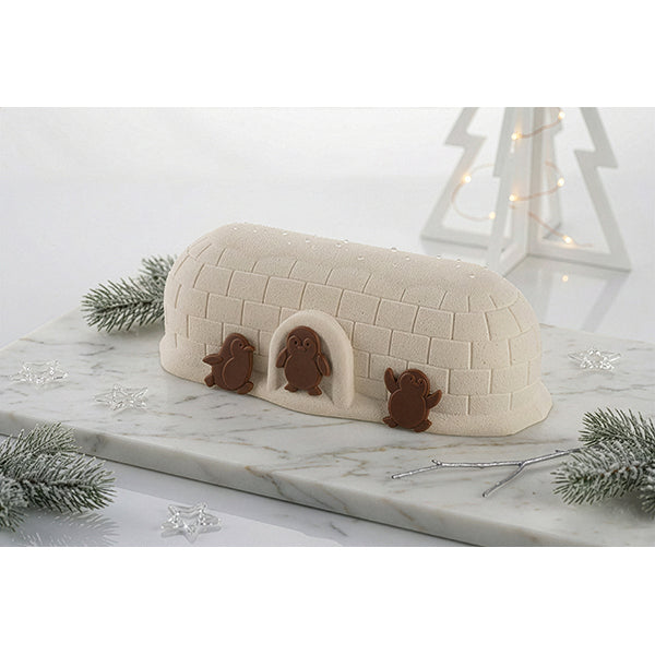 Moule à bûche Igloo en silicone 1,175 L Silikomart - Mathon - 12
