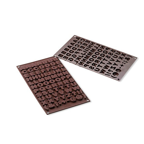 Moule chocolats ABC silicone Silikomart - Mathon - 1