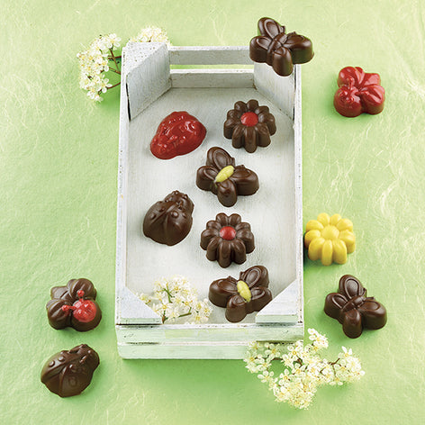1 Moule 15 chocolats Printemps en silicone Silikomart - Mathon - 2