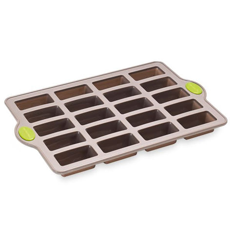 Rigiflex Plaque 20 mini financiers en silicone structure acier Mathon - Mathon - 2