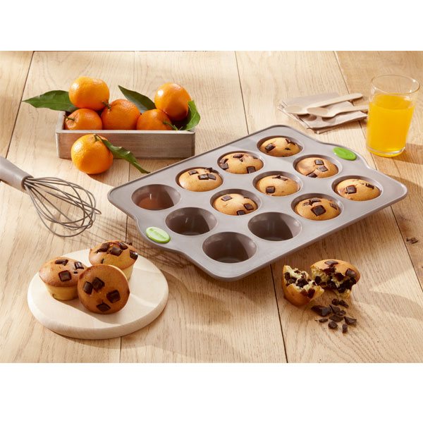 RigiFlex Plaque 12 muffins en silicone structure acier Mathon - Mathon - 3