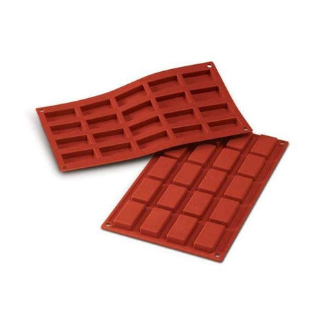 Plaque 20 mini-financiers en silicone Silikomart - Mathon - 1