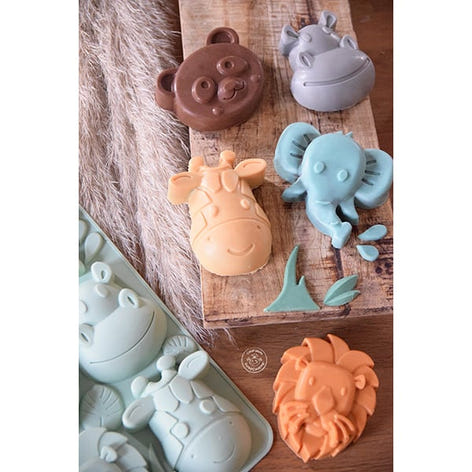 Moule en silicone Animaux de la jungle Scrapcooking - Mathon - 2