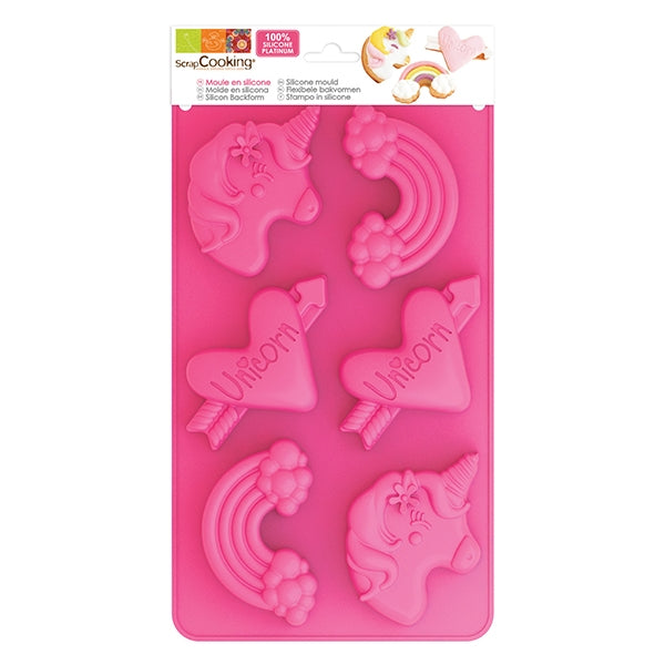 Moule en silicone Licorne Scrapcooking - Mathon - 2
