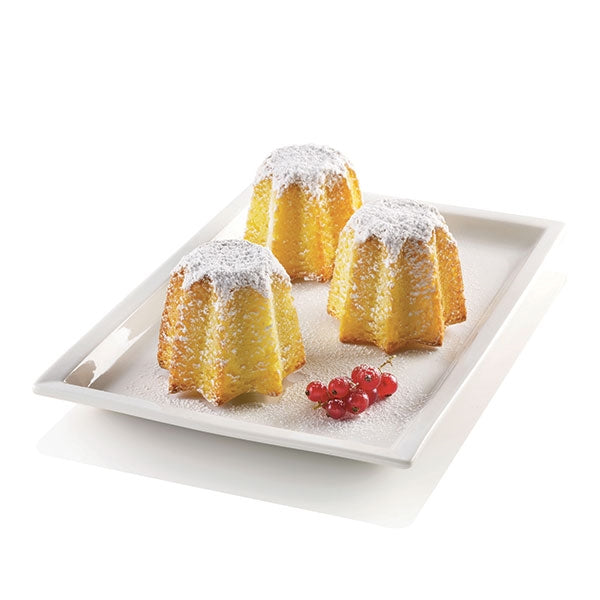 Moule 6 mini-pandoro en silicone Silikomart - Mathon - 1