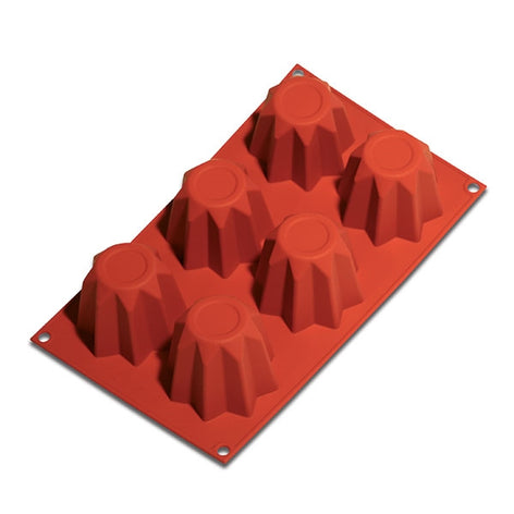 Moule 6 mini-pandoro en silicone Silikomart - Mathon - 2