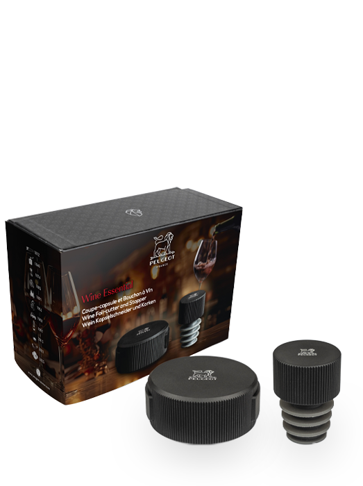 Wine Essential Coffret coupe-capsule et bouchon à vin Peugeot - Mathon - 1