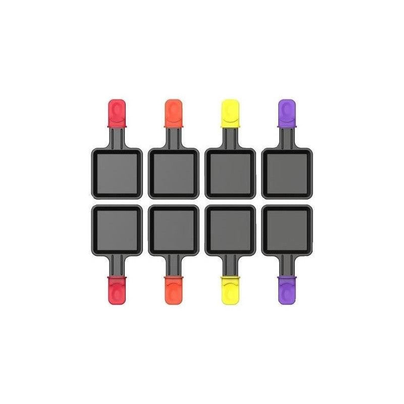 Appareil 3 En 1 -   - Fg816 - 1100w - 8 Poelons - 6 Pics A Fondue - Thermostat Réglable Fagor - Mathon - 6