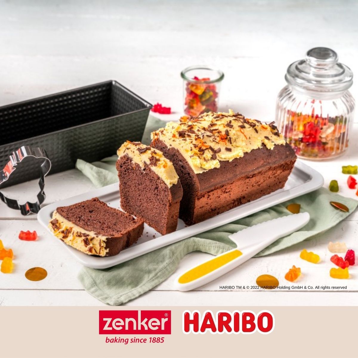 Couteau de cuisine pour enfant en plastique 22,2 cm Zenker Haribo Zenker - Mathon - 8