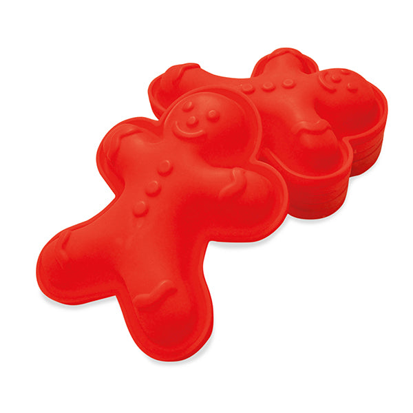 6 moules en silicone Bonhomme pain d’épices Scrapcooking - Mathon - 1