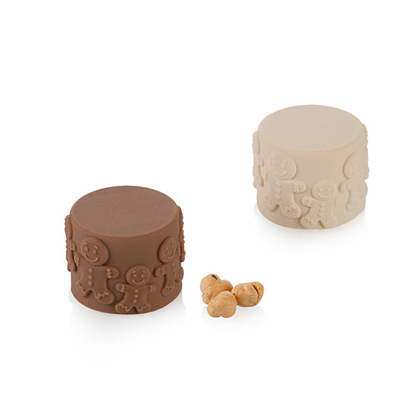 Moule en silicone 8 empreintes Gingermen Silikomart - Mathon - 2