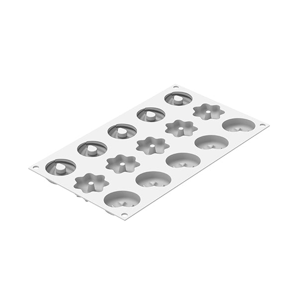 Moule en silicone 15 mini Danish Cookies Silikomart - Mathon - 3