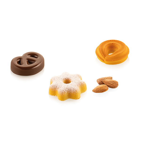 Moule en silicone 15 mini Danish Cookies Silikomart - Mathon - 2