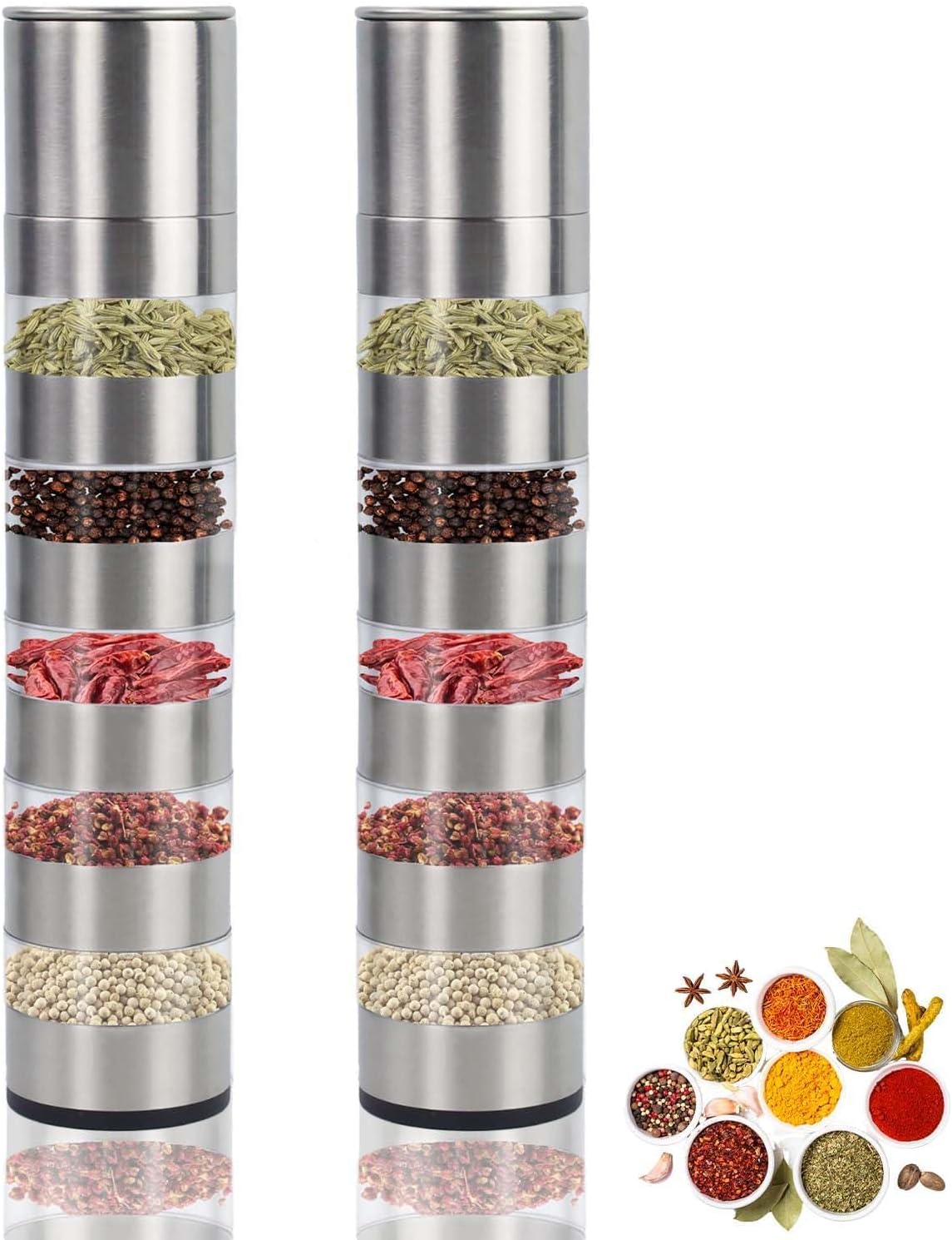 Moulin à Poivre et Sel 5 en 1 Vendos85 - Mathon