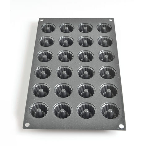 Moule en silicone 24 mini-kouglofs Patisse - Mathon - 1