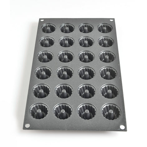 Moule en silicone 24 mini-kouglofs Patisse - Mathon - 1