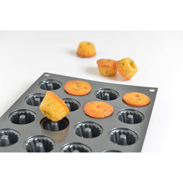 Moule en silicone 24 mini-kouglofs Patisse - Mathon - 2