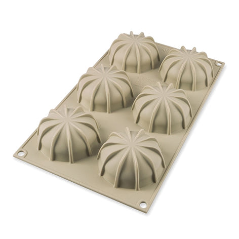 Moule silicone 6 mini gâteaux Mini Goccia Silikomart - Mathon - 2
