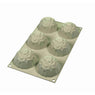 Moule silicone 6 mini gâteaux Mini Gemma Silikomart - Mathon - 2