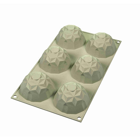 Moule silicone 6 mini gâteaux Mini Gemma Silikomart - Mathon - 2