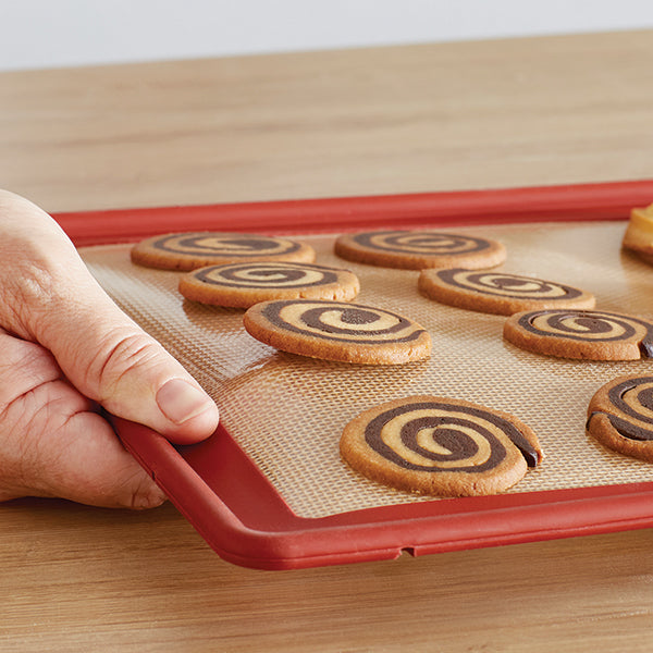 Tapis plaque de cuisson en silicone et fibre de verre structure acier 39,7 x 29,5 cm  Mathon - Mathon - 3