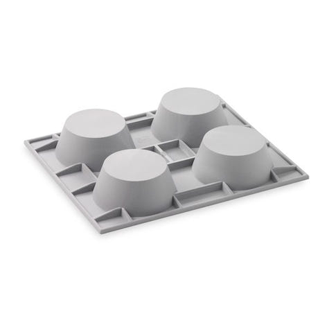 Elastomoule 4 muffins De Buyer - Mathon - 1