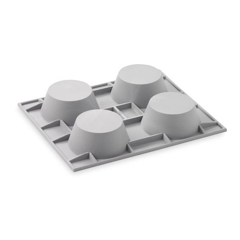 Elastomoule 4 muffins De Buyer - Mathon - 1